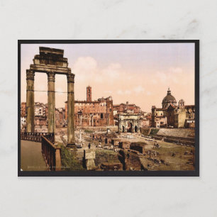 Forum Boario, Rom, Italien Vintage Photochrom Postkarte