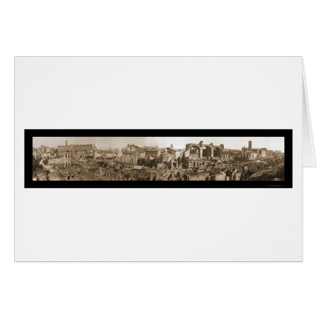 Forum Panorama Rom Foto 1909 (Vorderseite (Horizontal))