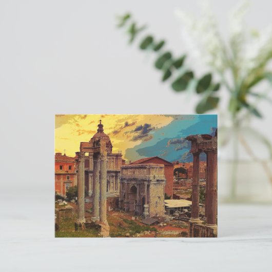 Forum Romanum Architecture Italien #2 Postkarte (Stehend Vorderseite)
