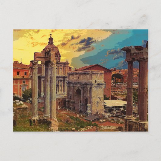 Forum Romanum Architecture Italien #2 Postkarte (Vorderseite)
