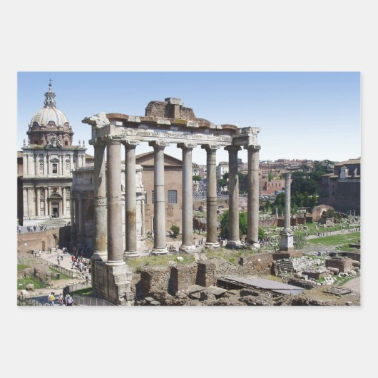 Forum Romanum Geschenkpapier Set (Vorderseite)