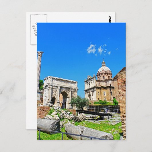 Forum Romanum Postkarte (Vorne/Hinten)