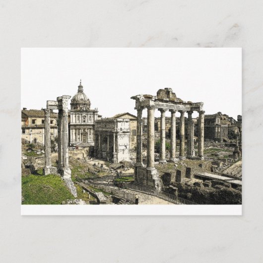 Forum Romanum Postkarte (Vorderseite)