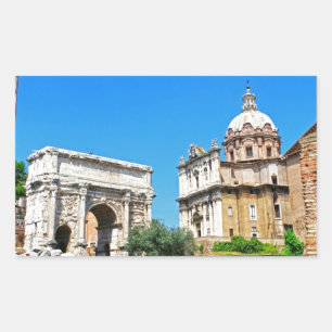 Forum Romanum Rechteckiger Aufkleber