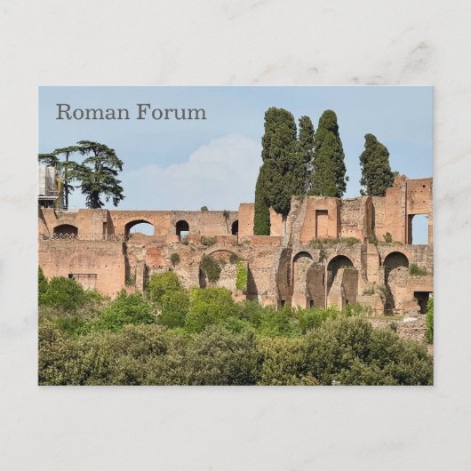 Forum Romanum, Rom, Design Italien Postkarte (Vorderseite)