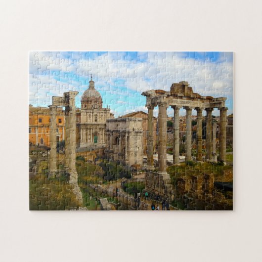 Forum Romanum , Rom, Italien. Jigsaw Puzzle (Horizontal)