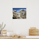 Forum Romanum, Rom, Italien Poster (Küche)
