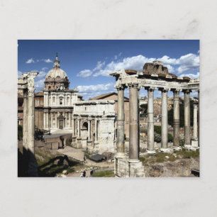Forum Romanum, Rom, Italien Postkarte