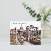 Forum Romanum, Rom, Italien Postkarte (Stehend Vorderseite)