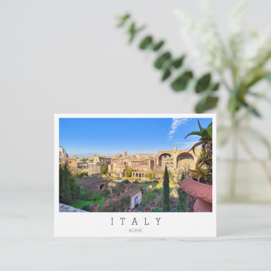 Forum Romanum, Rom, Italien Postkarte (Stehend Vorderseite)