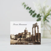 Forum Romanum, Rom, Italien Postkarte (Stehend Vorderseite)