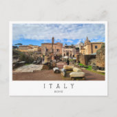 Forum Romanum, Rom, Italien Postkarte (Vorderseite)