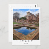 Forum Romanum, Rom, Italien Postkarte (Vorne/Hinten)
