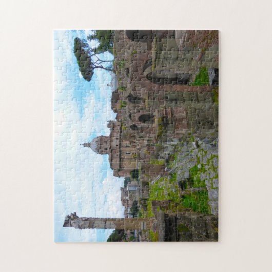 Forum Romanum , Rom, Italien. Puzzle (Vertikal)
