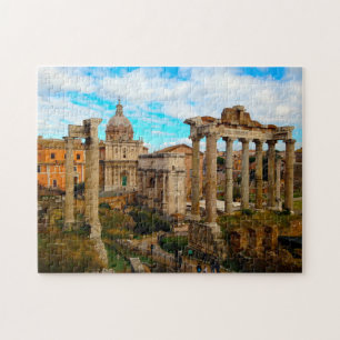 Forum Romanum , Rom, Italien. Puzzle