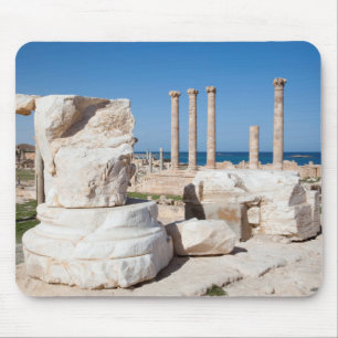 Forum Romanum und Reste der Statue, Sabratha, AZ Mousepad