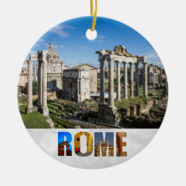 Forum Ruins Rom Italien Reisen Foto Weihnachten Keramik Ornament