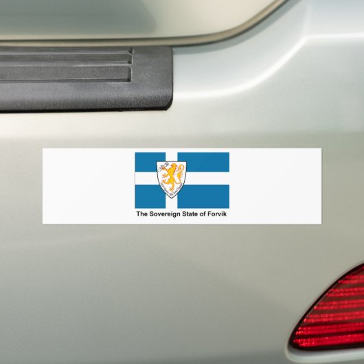 Forvik Flagge Autoaufkleber (Auf Auto)