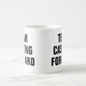 Forward Casting des Fischereiteams Kaffeetasse (Mittel)