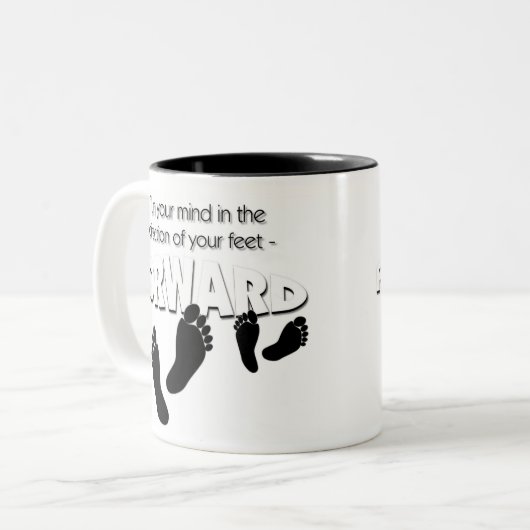 FORWARD Collection Zweifarbige Tasse (Vorderseite Links)