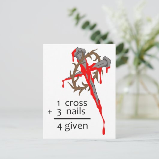 Forward Cross Postkarte (Stehend Vorderseite)