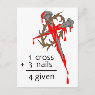 Forward Cross Postkarte