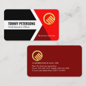 Forward Moving Arrowhead To Success CEO Visitenkarte (Vorne/Hinten)