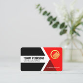 Forward Moving Arrowhead To Success CEO Visitenkarte (Stehend Vorderseite)