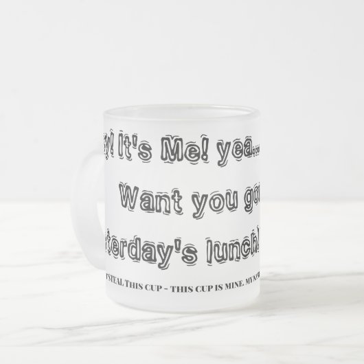 Forward Mug Mattglastasse (Vorderseite Links)