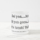 Forward Mug Mattglastasse (Mittel)