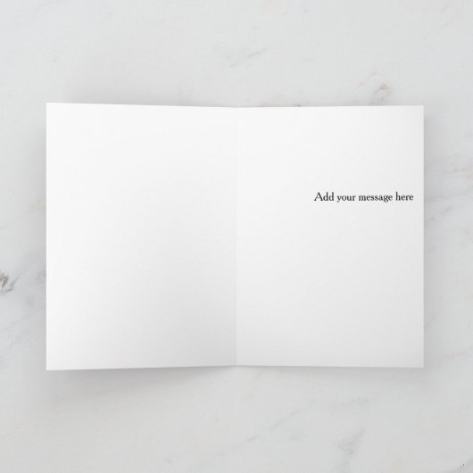 Forward Together – Black Labrador Guide Dog Karte (Innenseite)