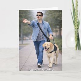 Forward Together – Guide Dog Team Graduation Card Karte