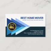 Forwarding Triangle Logistics Trucker Visitenkarte (Vorderseite)