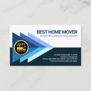 Forwarding Triangle Logistics Trucker Visitenkarte