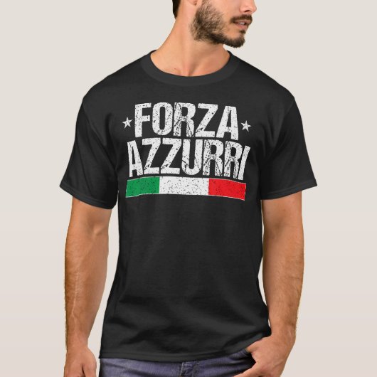 Forza Azzurri Vintag T-Shirt (Vorderseite)