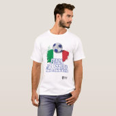 Forza Gli Azzuri Version 3 White T-Shirt (Vorne ganz)