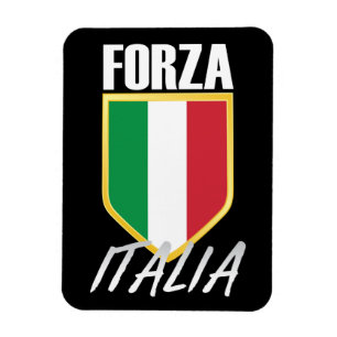 Forza Italia Italia Flag Soccer Magnet