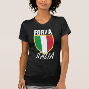 Forza Italia Italia Flag Soccer T-Shirt