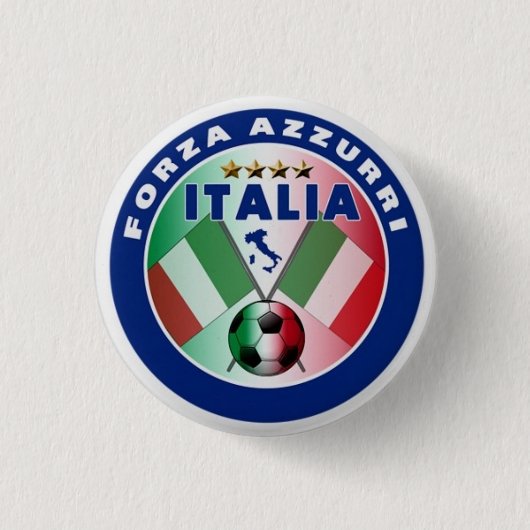 Forza Italia - Weltmeisterschaft 2010 Button (Vorderseite)