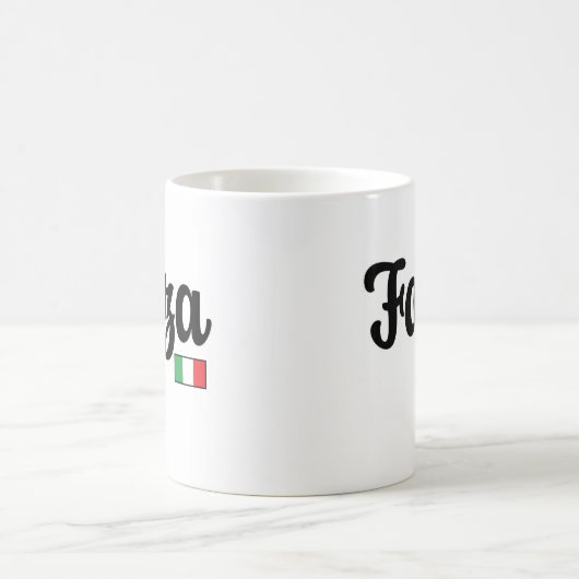 Forza Italian Flag Mug Kaffeetasse (Mittel)