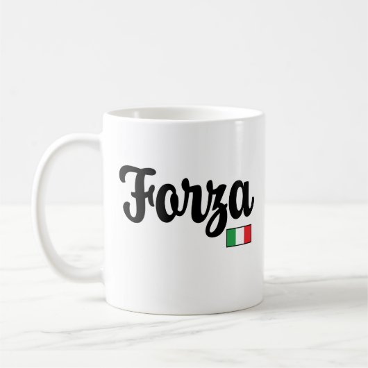 Forza Italian Flag Mug Kaffeetasse (Links)