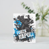 Forza Napoli Postkarte (Stehend Vorderseite)