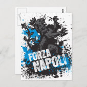 Forza Napoli Postkarte (Vorne/Hinten)