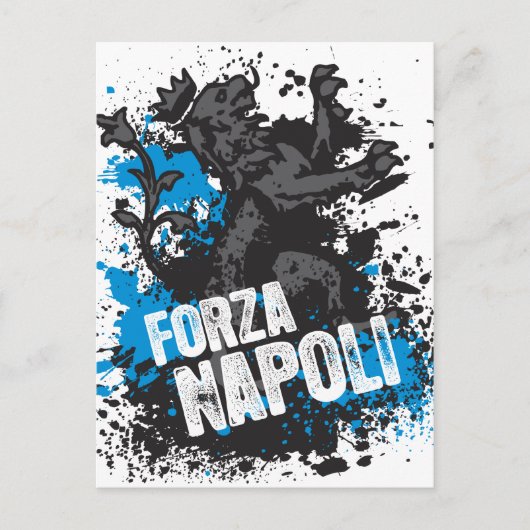 Forza Napoli Postkarte (Vorderseite)