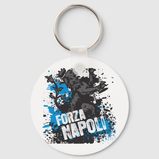 Forza Napoli Schlüsselanhänger (Vorderseite)