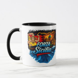 FORZA Sicilia Eine Hommage an die sizilianische Wi Tasse