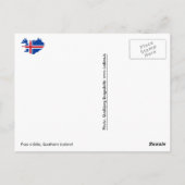 Foss á Siðu, Süd-Island Postkarte (Rückseite)