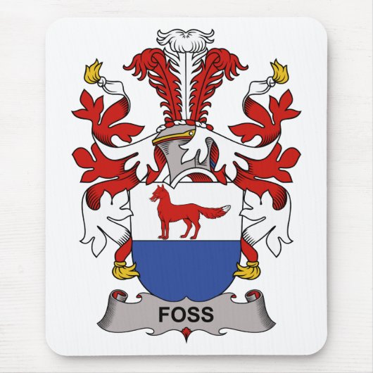 Foss Familienwappen Mousepad (Vorne)