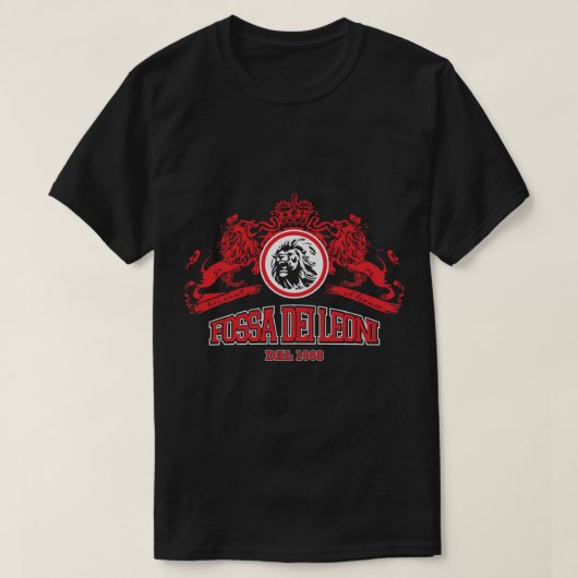 Fossa Dei Leoni - Curva Sud Milano T-Shirt (Design vorne)