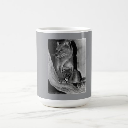 Fossa (Katze) Kaffeetasse (Mittel)